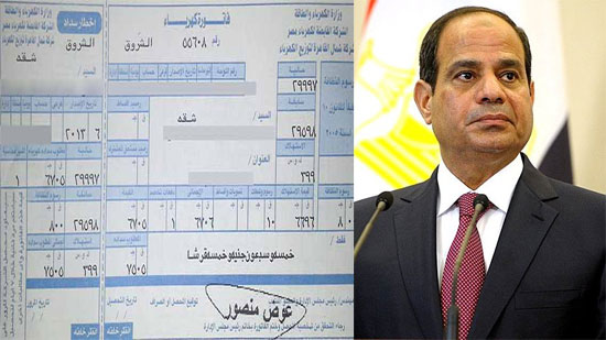 الرئيس من أسيوط يٌطالب المصريين بتسديد فواتير الكهرباء 