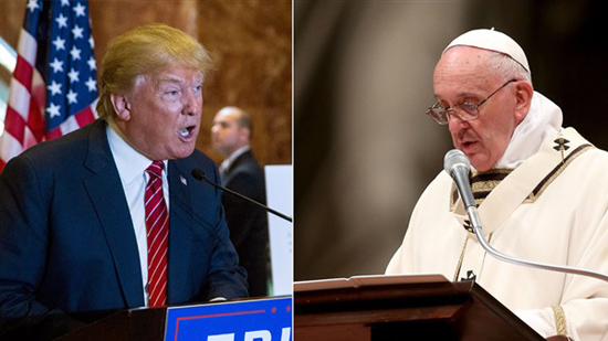 بابا الفاتيكان يوجه رسالة إلى الرئيس الأمريكي ترامب