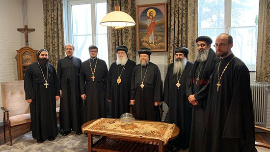 الكنيسة القبطية الارثوذكسية والكنيسة الروسية الارثوذكسية 