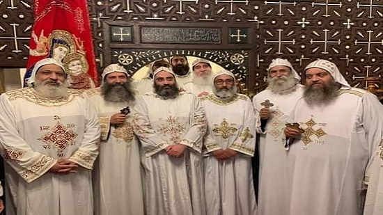ترقية مرشحي الأسقفية لرتبة القمصية بدير المحرق 