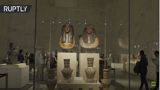 عرض آلاف القطع الأثرية بالمتحف القومي للحضارة المصرية