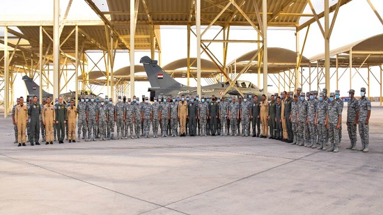  القوات الجوية المصرية تصل إلى الإمارات لبدء التدريب الجوى المشترك 