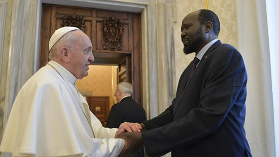 رسائل البابا فرنسيس إلى القادة السياسيين في جنوب السودان