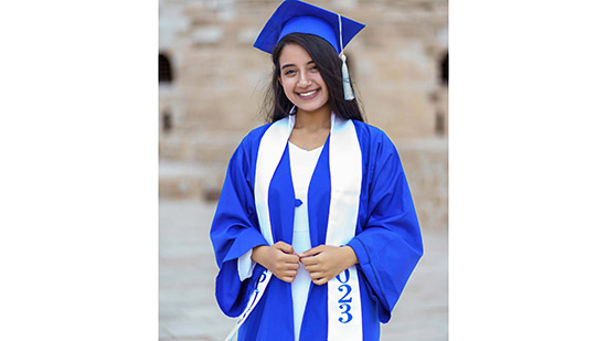 تهنئة للابنة المباركة مارينا القس فيلوباتير لتفوقها في الثانوية العامة