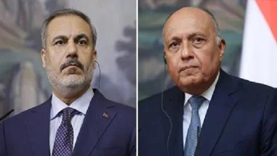 وزير الخارجية المصري خلال مؤتمر مع نظيره التركي: يجب التعامل بجدية لمنع استمرار تهجير الفلسطينيين